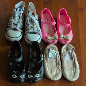 Pink Bow Kids Shoes